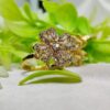 1 Piece Imported Dazzling Movable Floral Blossom Adjustable Rings