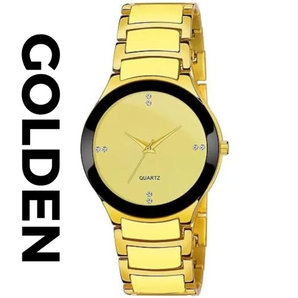 Men's Quartz Chain Strap Watch - Water Resistant