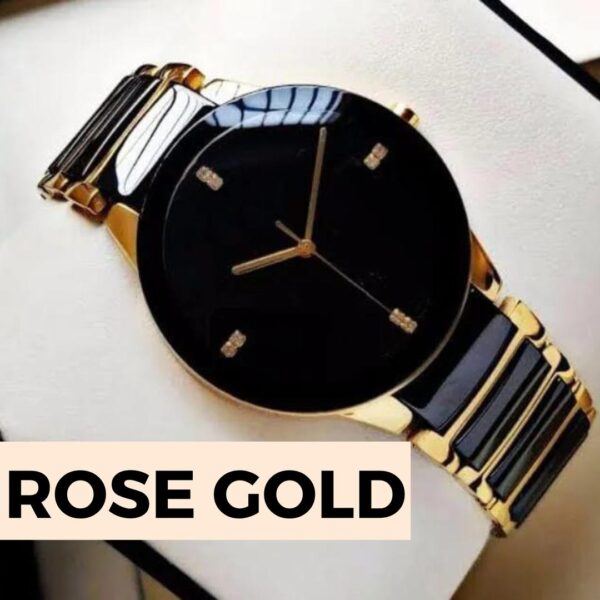 Men's Quartz Chain Strap Watch - Water Resistant - Image 4