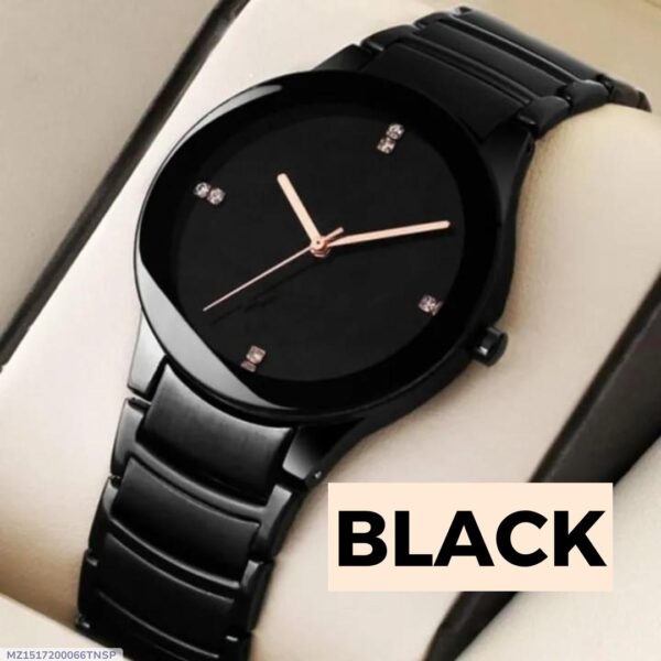 Men's Quartz Chain Strap Watch - Water Resistant - Image 2