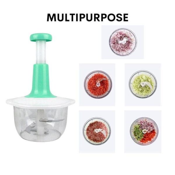 Versatile Manual Food Chopper Everyday Cooking Needs - Image 4