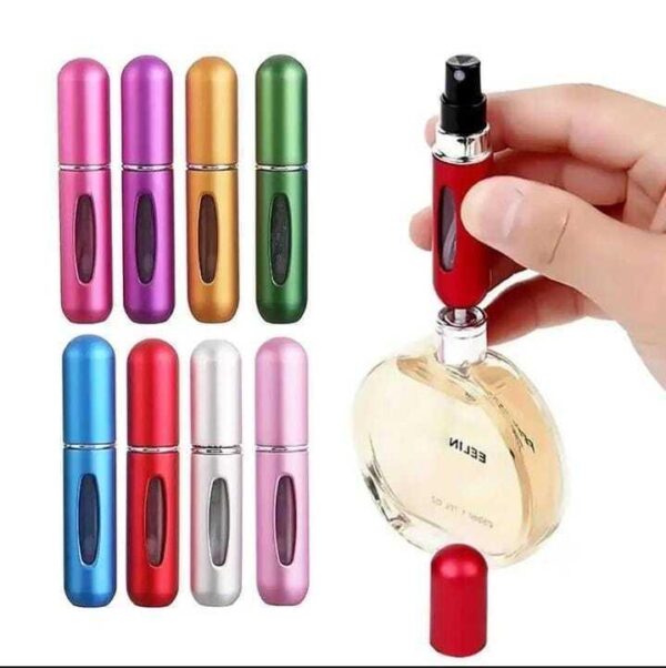 Refillable Portable Mini Perfume Atomizer Bottle, 5ml - Pack Of 3 - Image 4