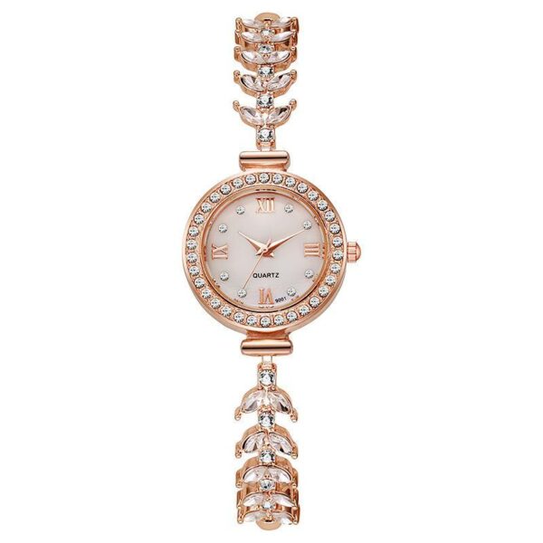 New mermaid ladies watch tremolo live explosion round diamond bracelet - Image 4