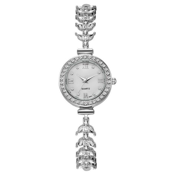 New mermaid ladies watch tremolo live explosion round diamond bracelet - Image 2